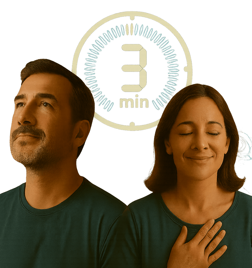 Pareja y reloj 3 min